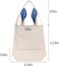Easter Bunny Ear Bag & Basket, Dual Layer Canvas Bag for Easter Egg Hunt Basket